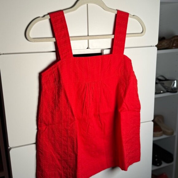 NWT Never a Wallflower Designer Red Spring Summer Strap Tank Top Blouse Size S - Picture 6 of 6